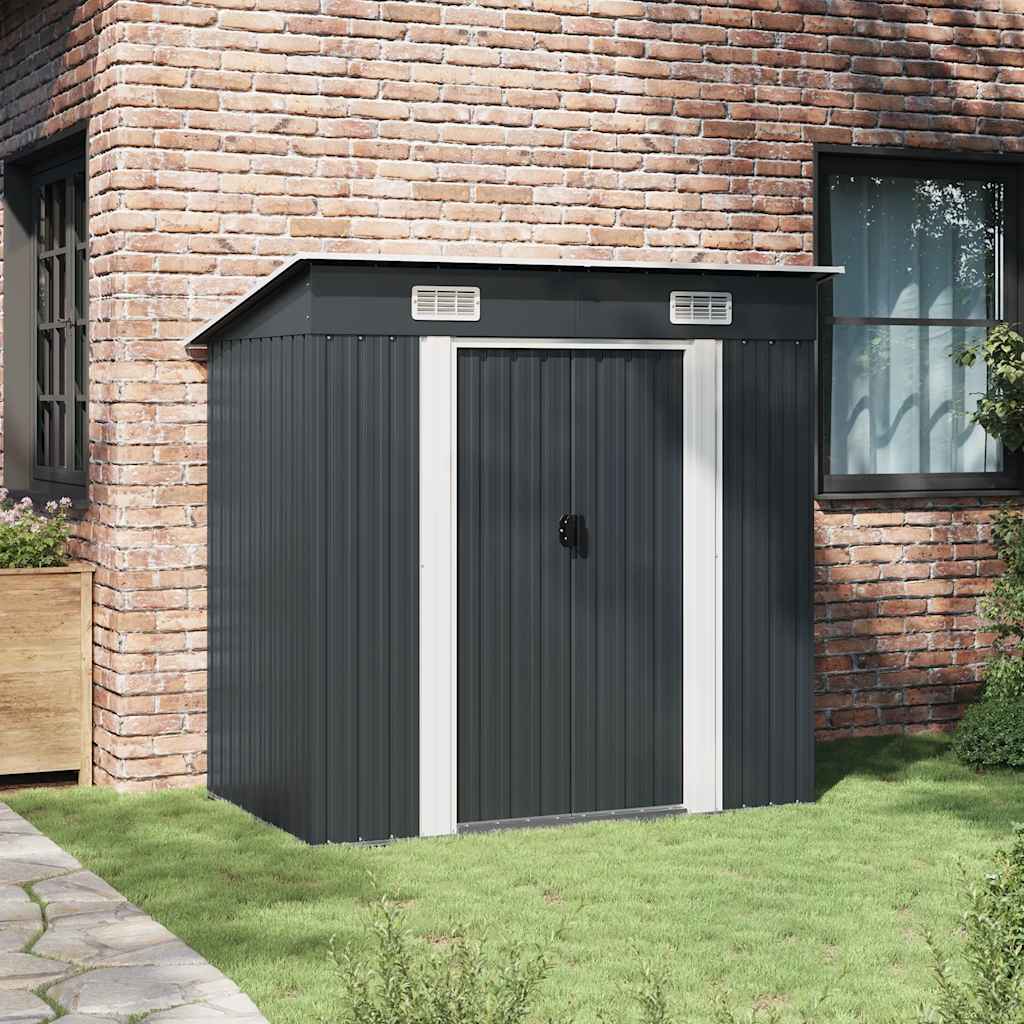 Garden Shed Anthracite Steel