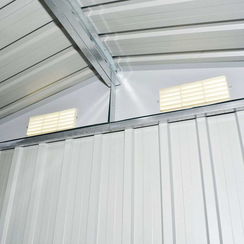 Garden Storage Shed Anthracite Steel 204x132x186 cm