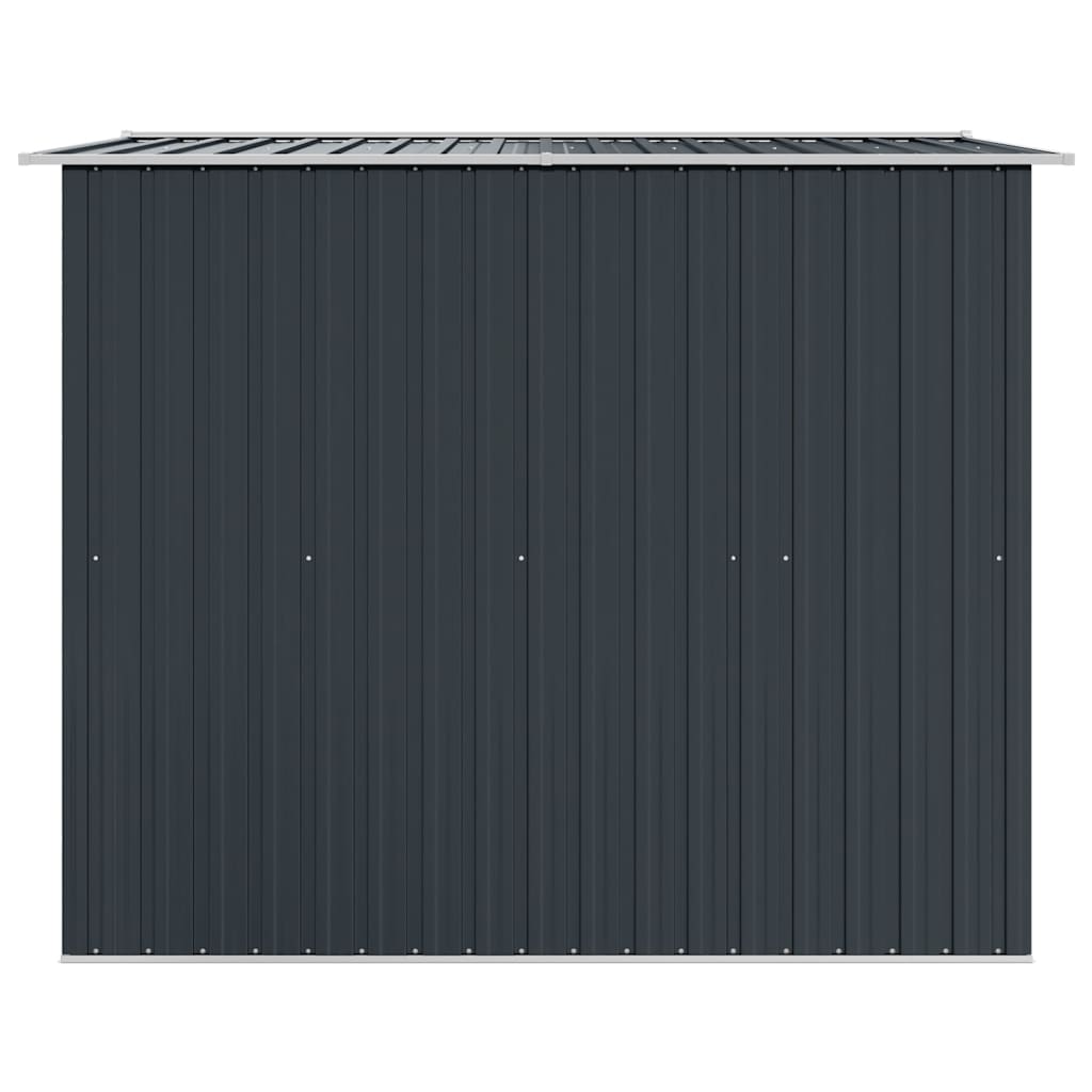 Garden Storage Shed Anthracite Steel 257x205x178 cm