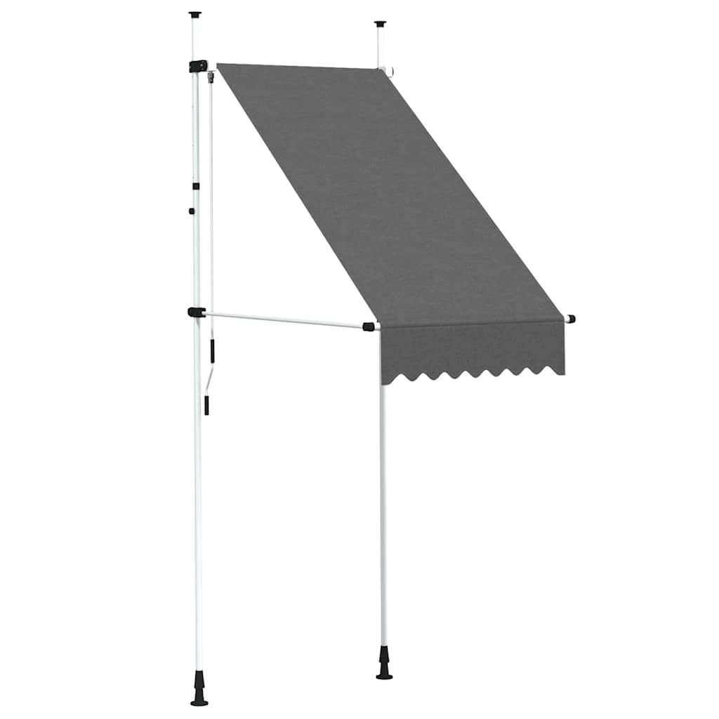 Manual Retractable Awning 100 cm Anthracite
