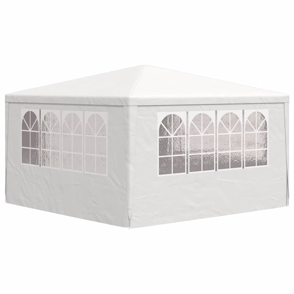 Professional Party Tent with Side Walls 4x4 m White 90 g/m?