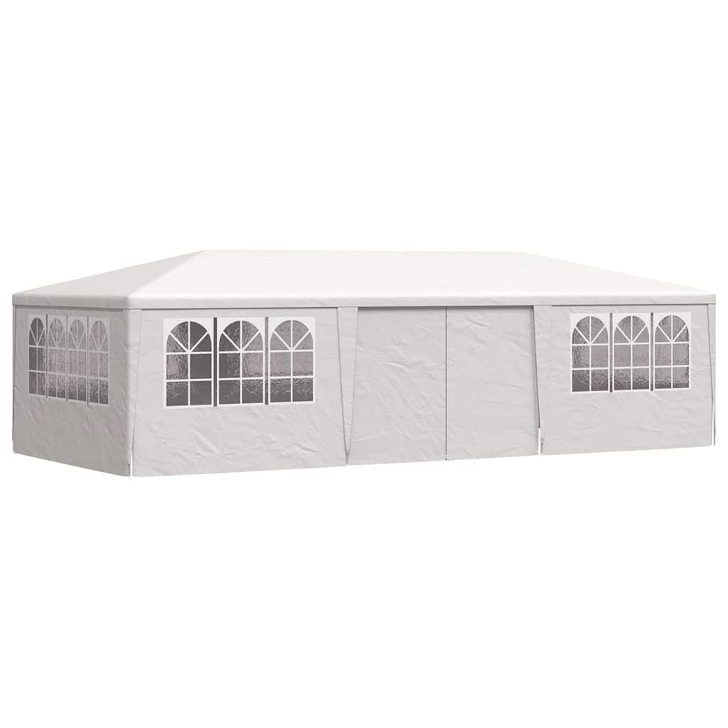 Professional Party Tent with Side Walls 4x9 m White 90 g/m?