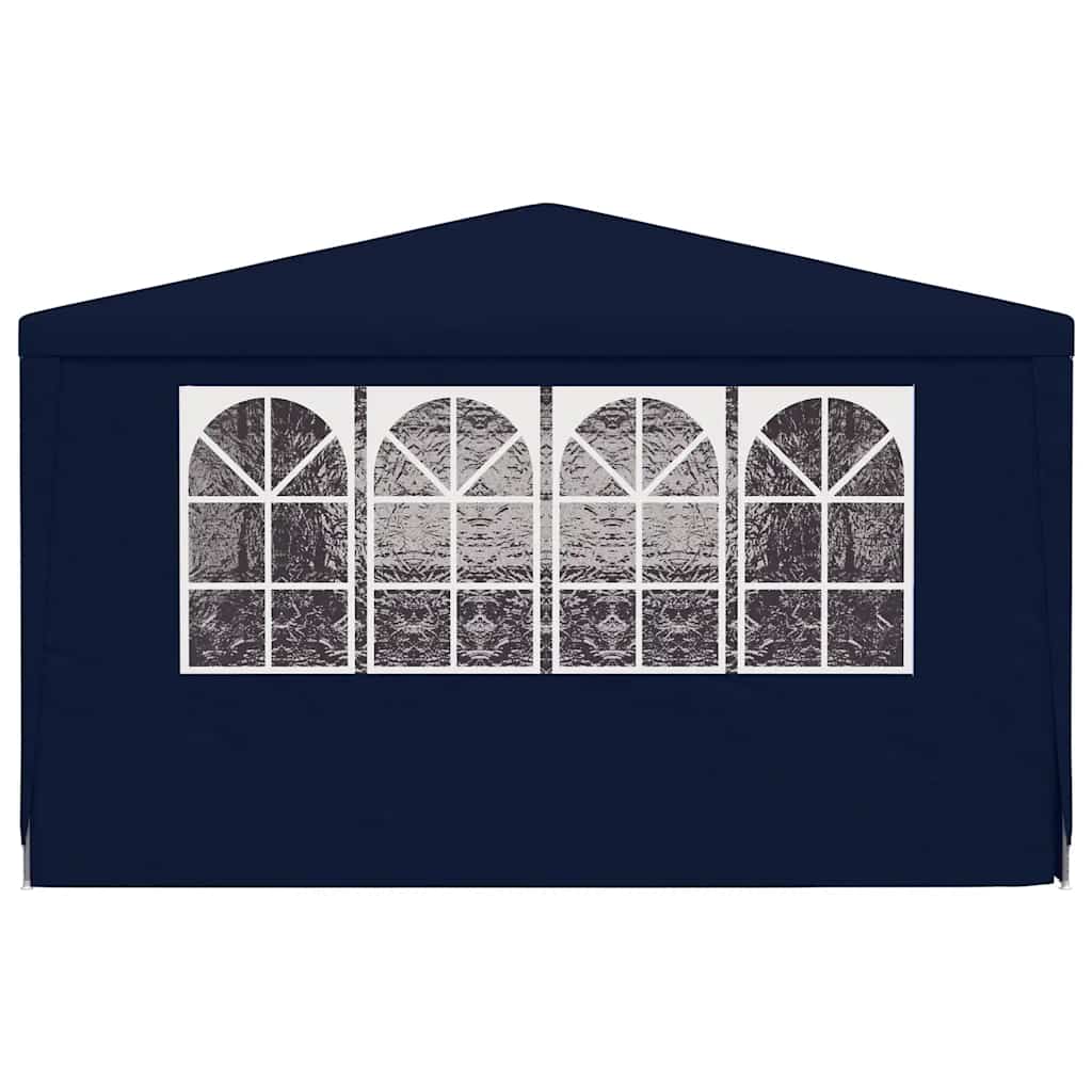 Professional Party Tent with Side Walls 4x9 m Blue 90 g/m?