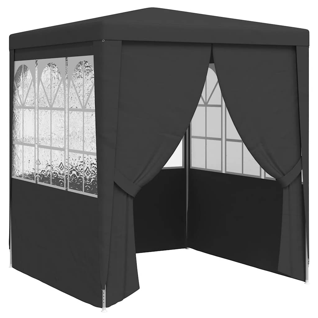 Professional Party Tent Side Walls 2.5x2.5 m Anthracite 90 g/m²