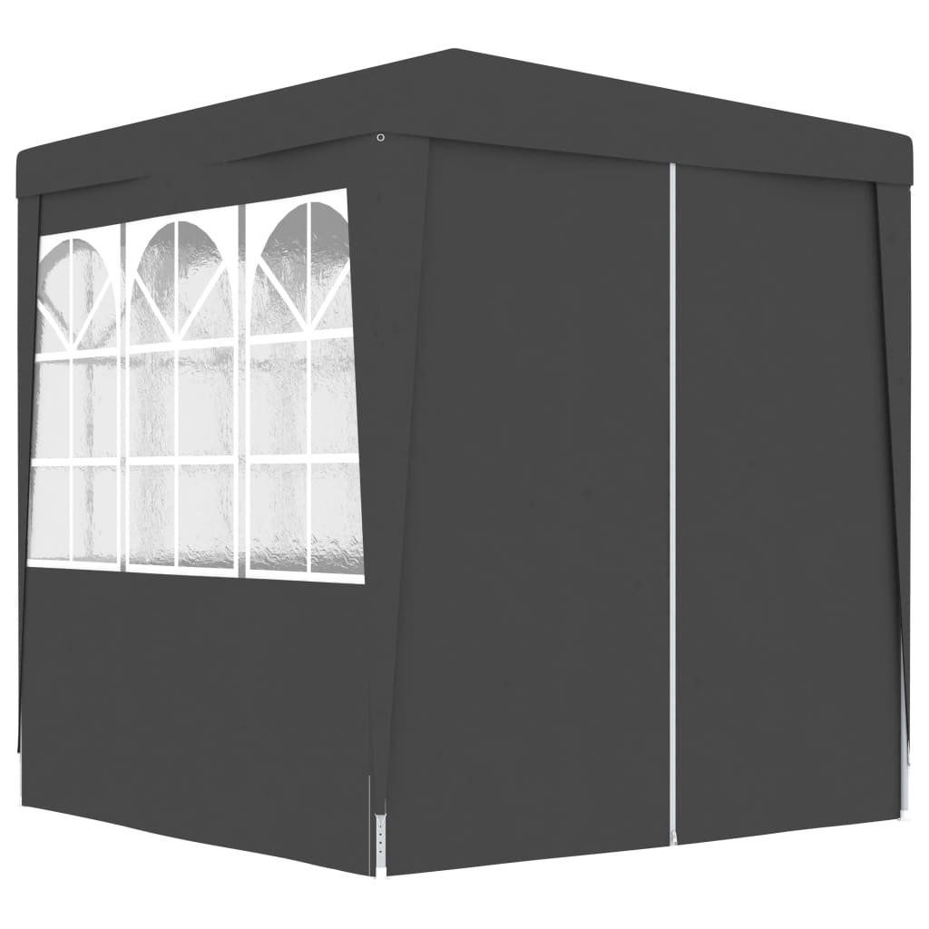 Professional Party Tent Side Walls 2.5x2.5 m Anthracite 90 g/m²