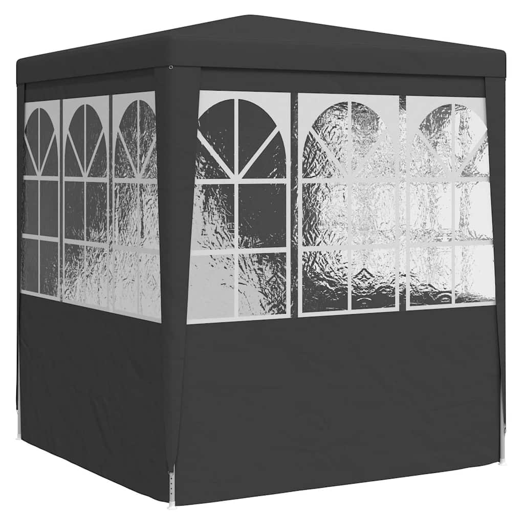 Professional Party Tent Side Walls 2.5x2.5 m Anthracite 90 g/m²