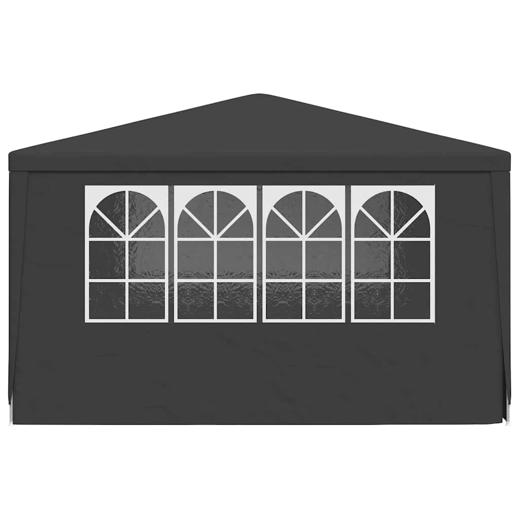Professional Party Tent with Side Walls 4x4 m Anthracite 90 g/m?