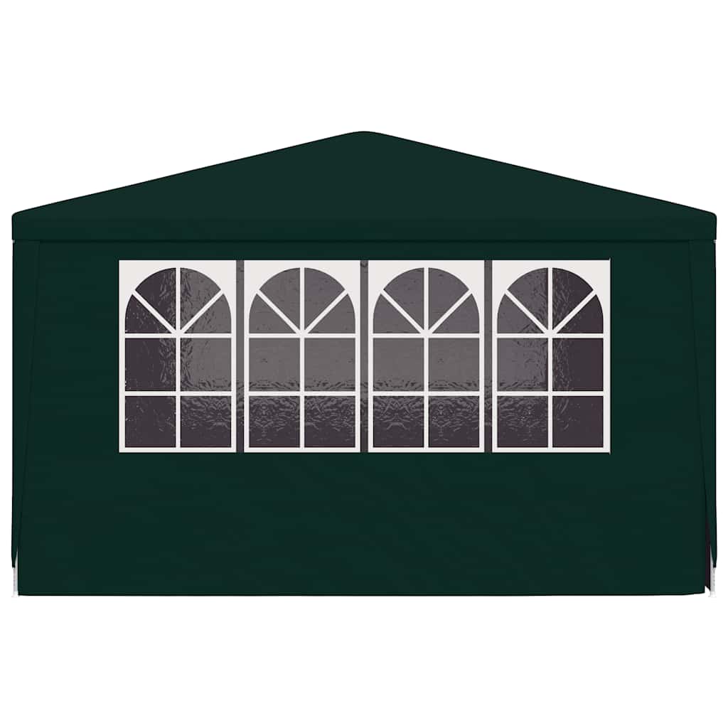 Professional Party Tent with Side Walls 4x4 m Green 90 g/m?