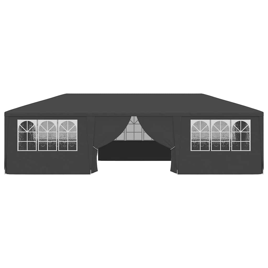 Professional Party Tent with Side Walls 4x9 m Anthracite 90 g/m?