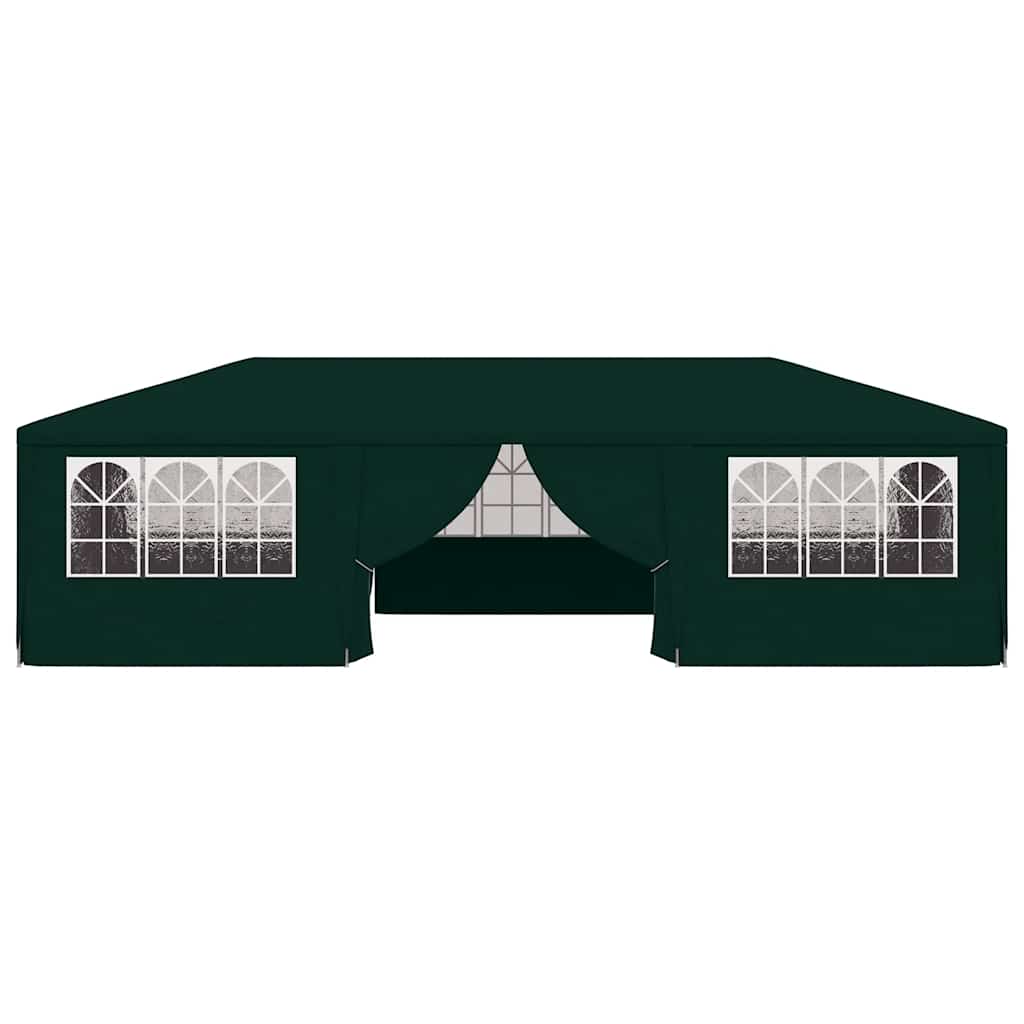 Professional Party Tent with Side Walls 4x9 m Green 90 g/m?