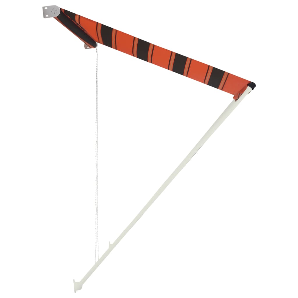 Retractable Awning 100x150 cm Orange and Brown