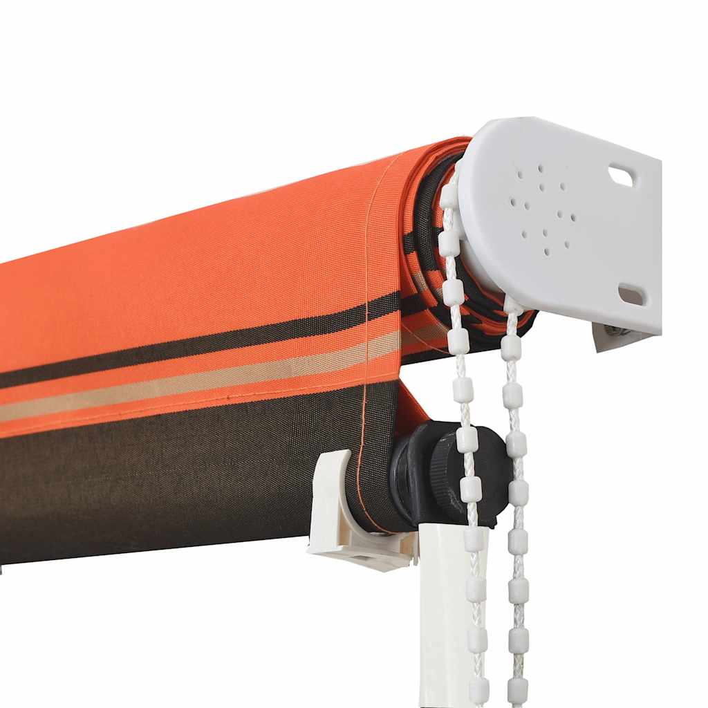 Retractable Awning 300x150 cm Orange and Brown