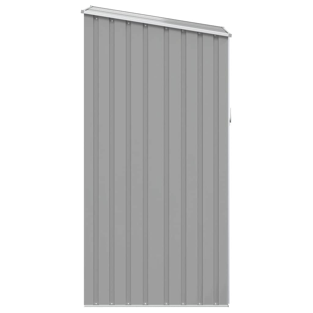Garden Shed Grey 87x98x159 cm Galvanised Steel