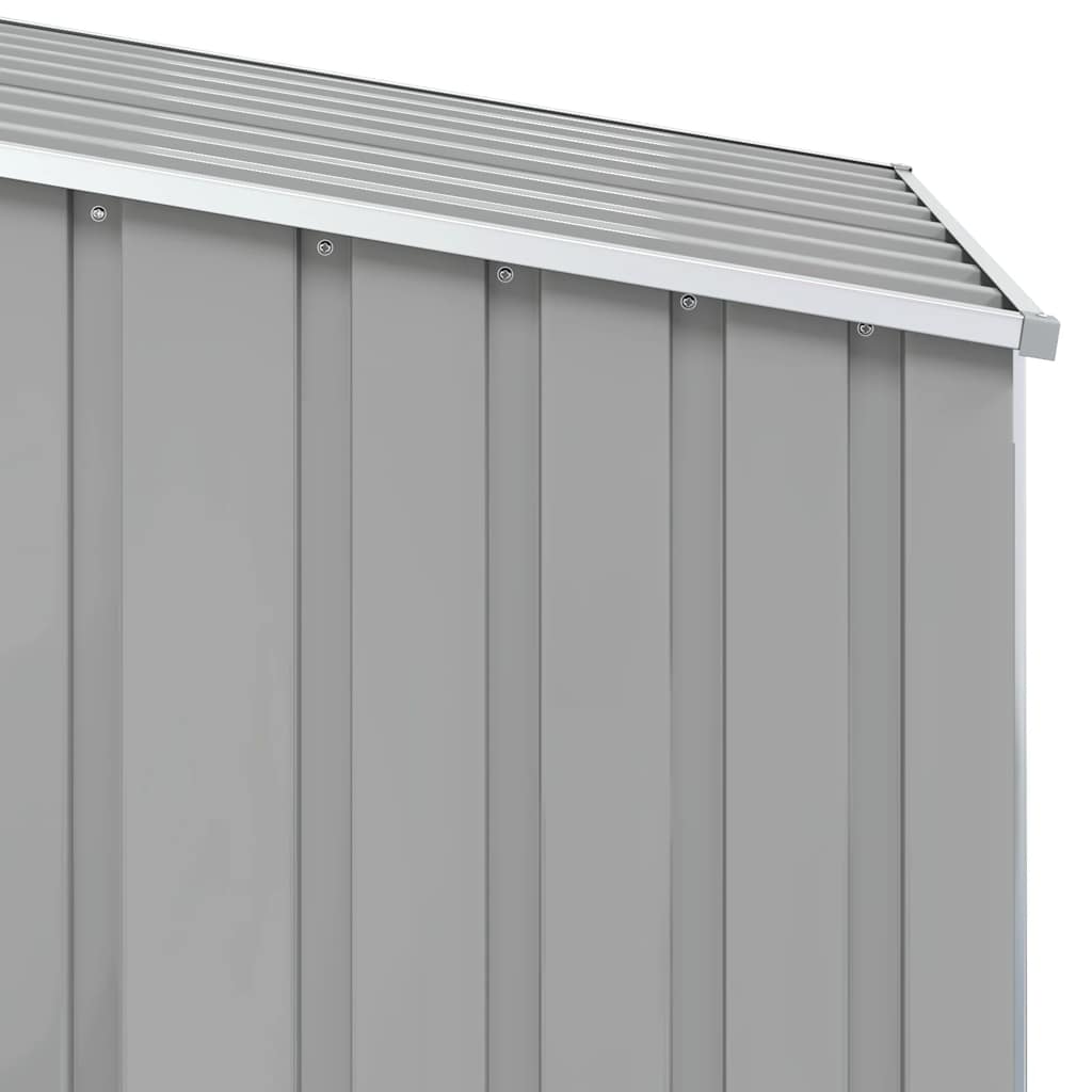 Garden Shed Grey 87x98x159 cm Galvanised Steel