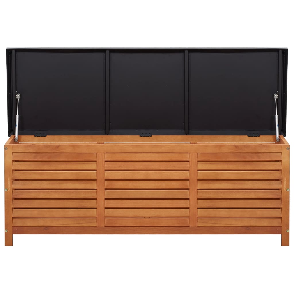 Garden Storage Box 150x50x55 cm Solid Eucalyptus Wood