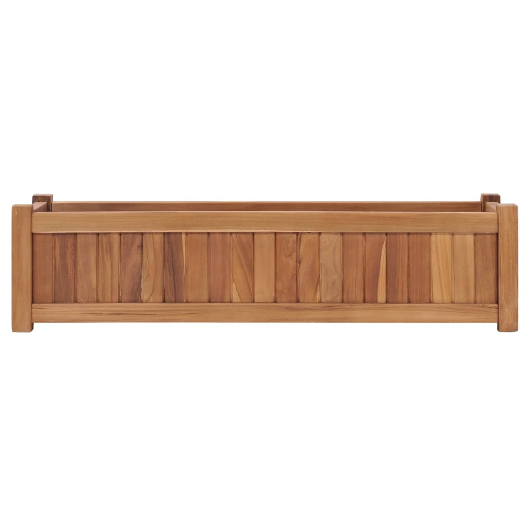 Raised Bed 100x30x25 cm Solid Teak Wood