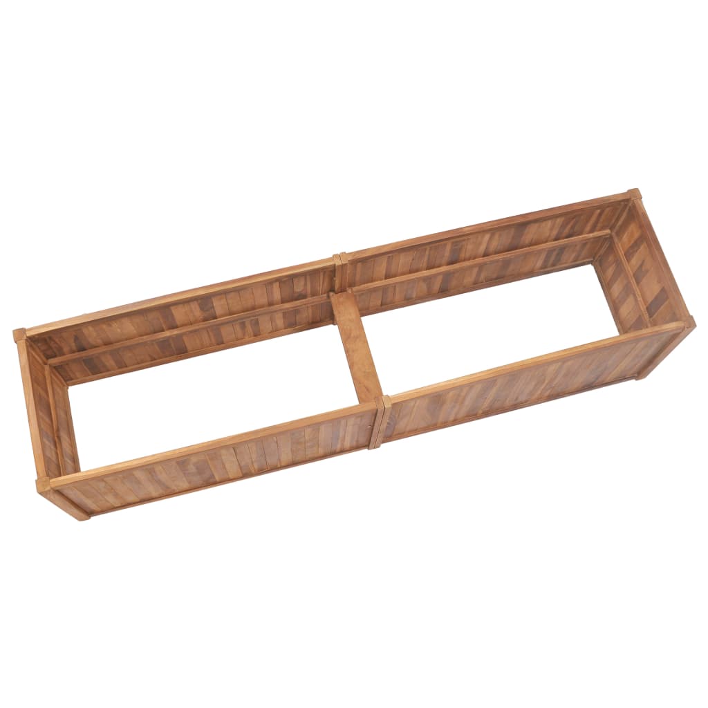 Garden Raised Bed 200x50x50 cm Solid Teak Wood