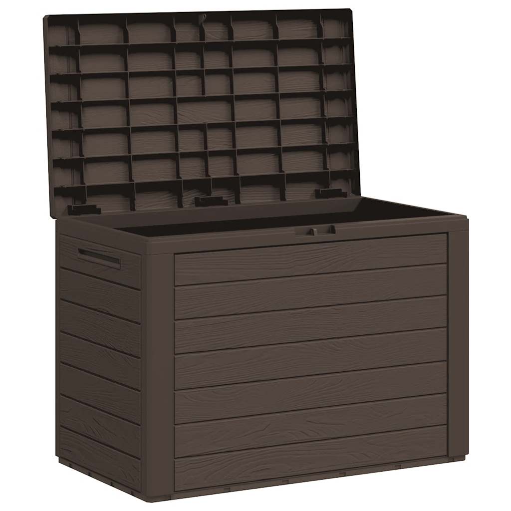 Garden Storage Box Brown 78x44x55 cm