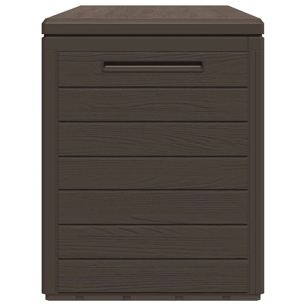 Garden Storage Box Brown 116x44x55 cm