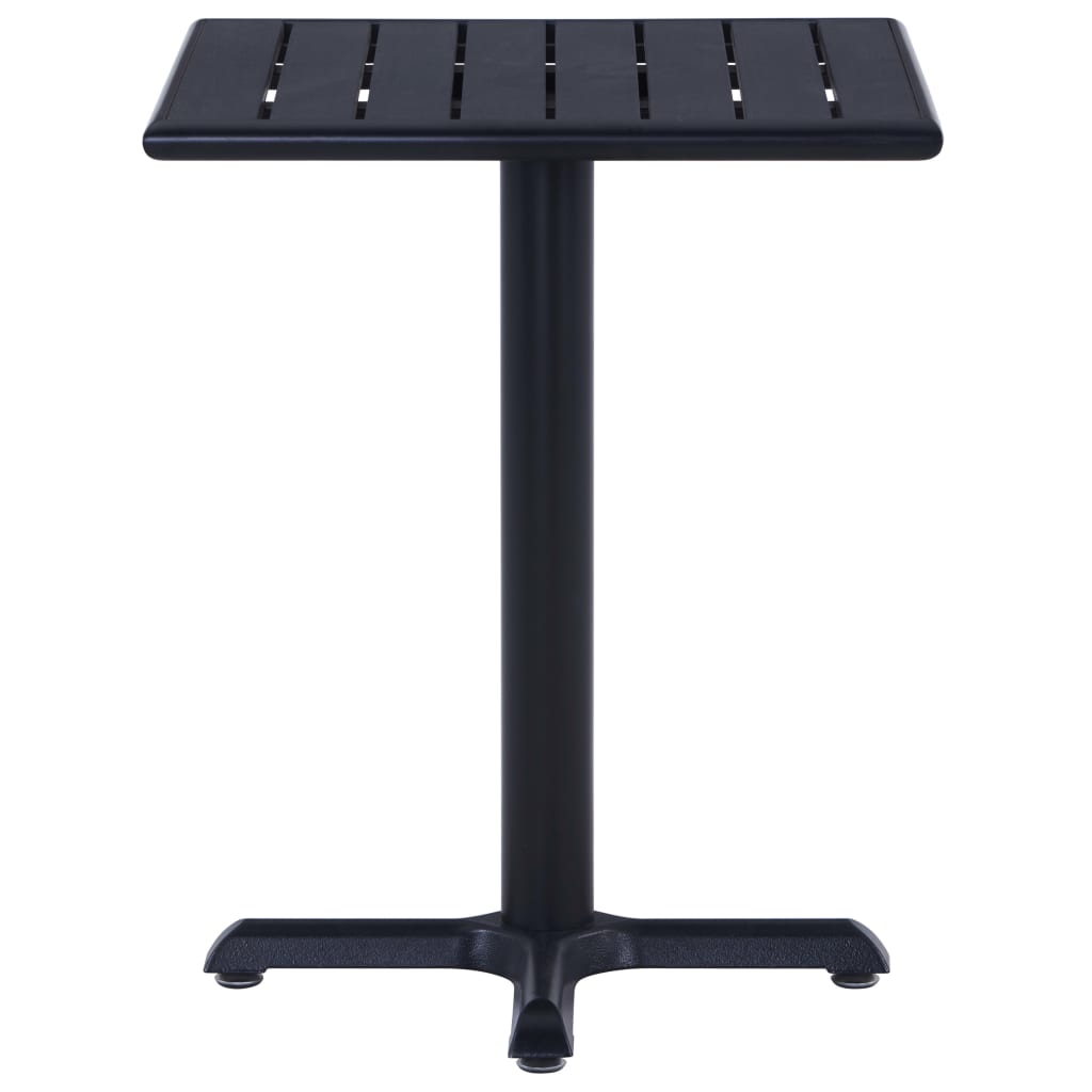 Garden Table Black 60x60x75 cm