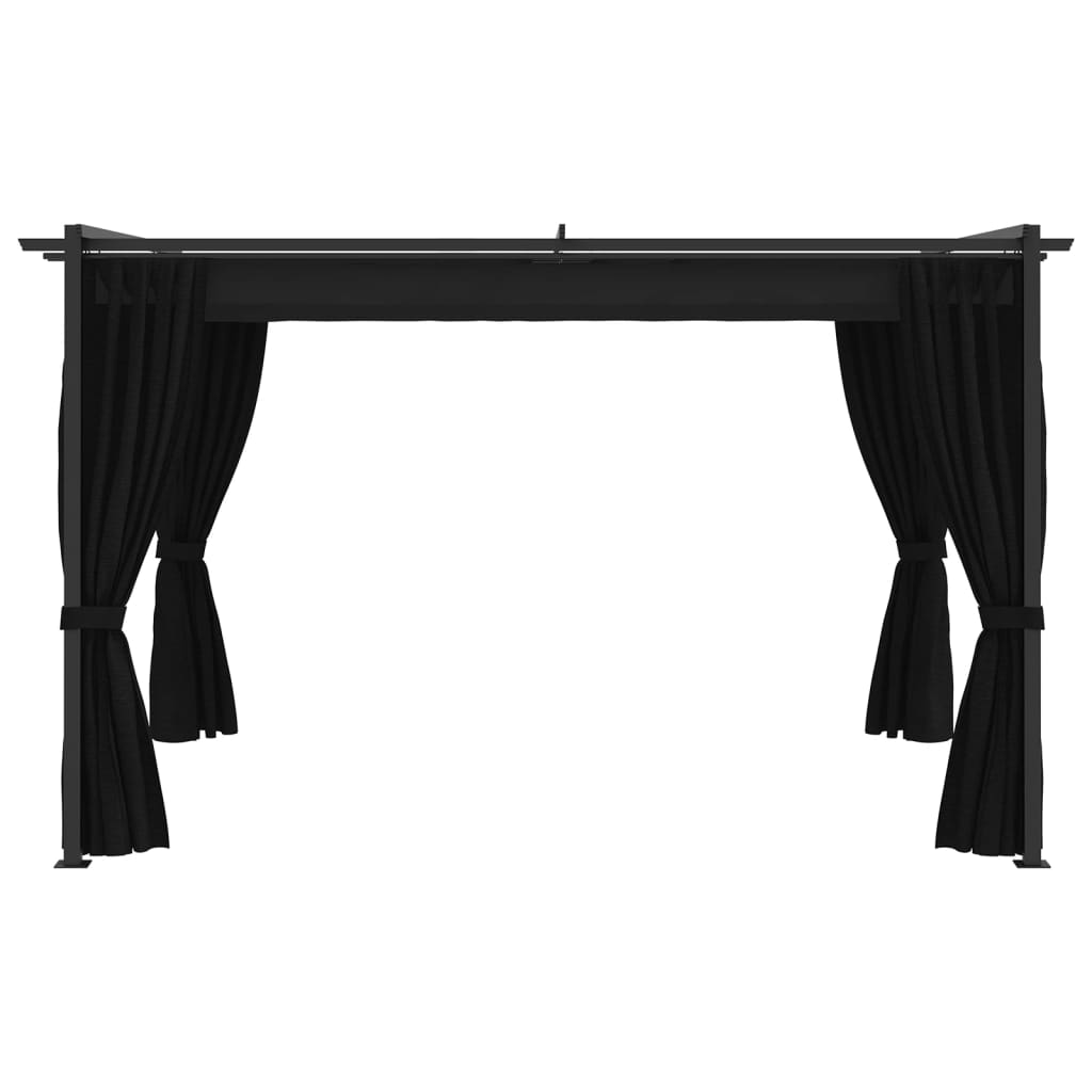 Gazebo 4x3 m Anthracite