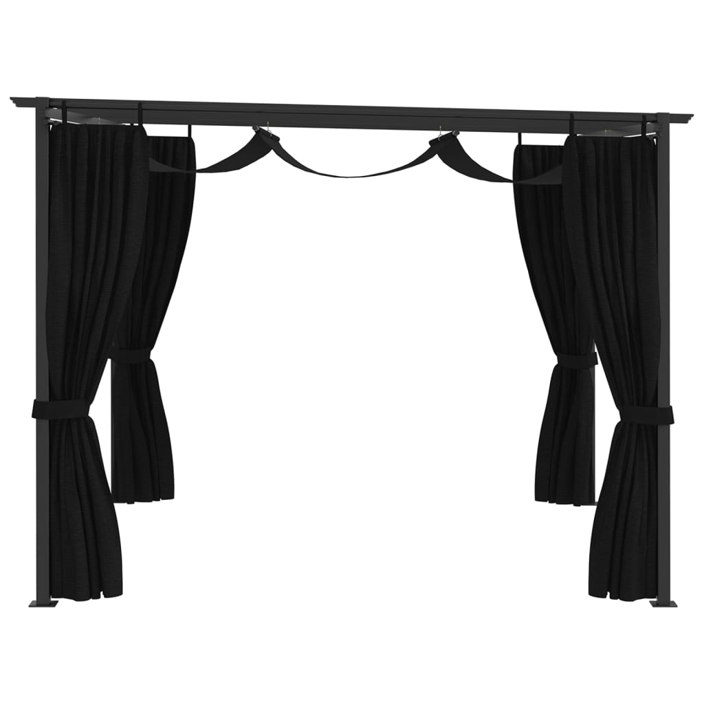 Gazebo 4x3 m Anthracite