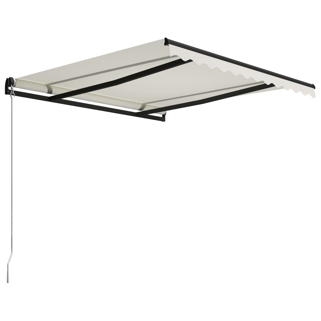 Manual Retractable Awning 300x250 cm Cream
