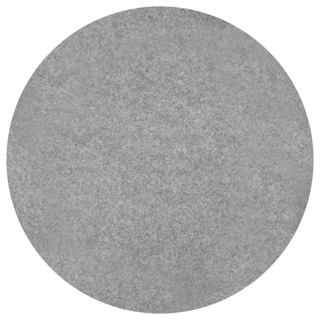 Artificial Grass with Studs Dia.95 cm Grey Round