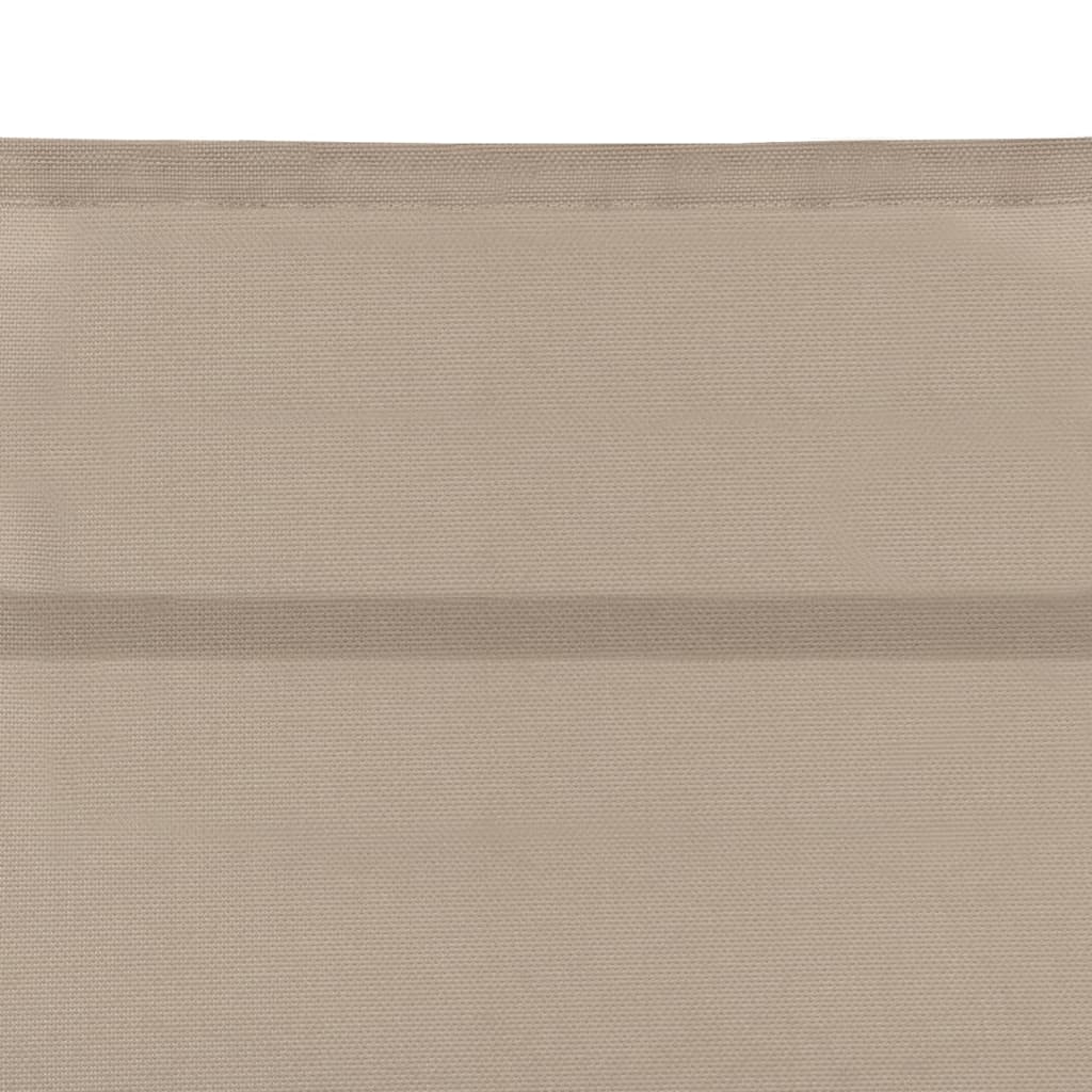 Sun Lounger Textilene and Aluminium Cream