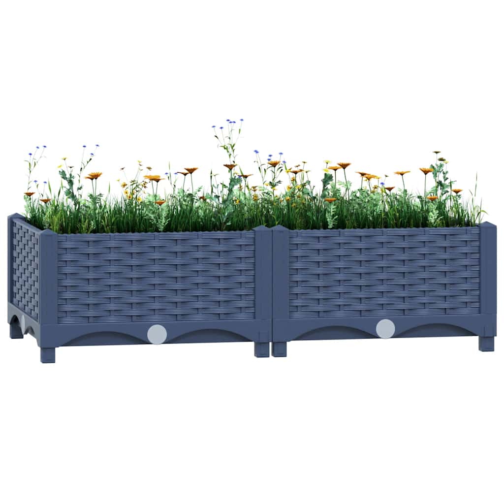 Raised Bed 80x40x23 cm Polypropylene