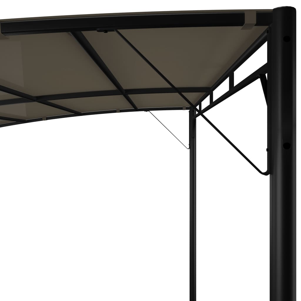Garden Sunshade Awning 3x3x2.55 m Taupe