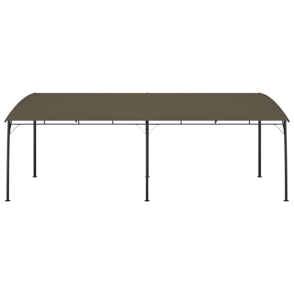 Garden Sunshade Awning 6x3x2.55 m Taupe