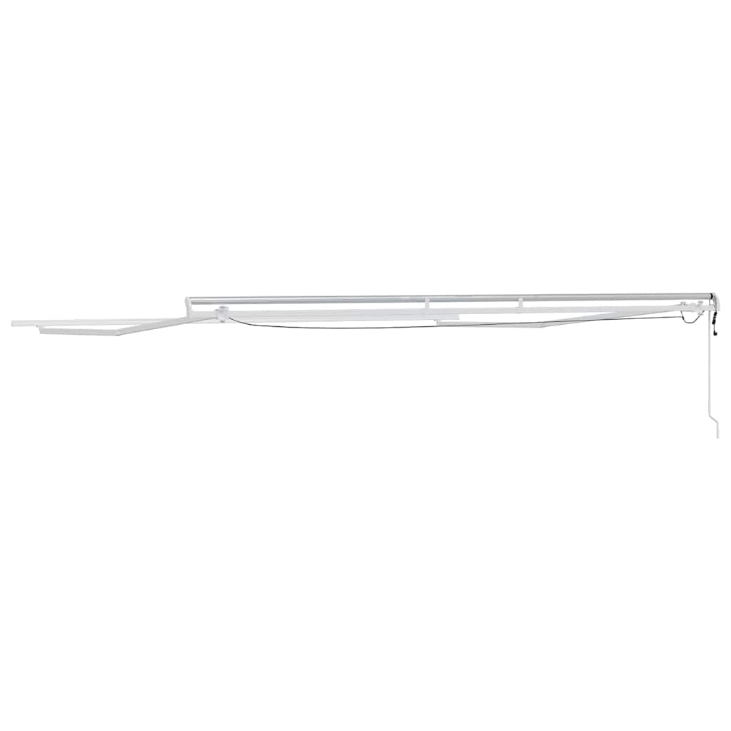 Awning White 5 x 3.5 m Metal