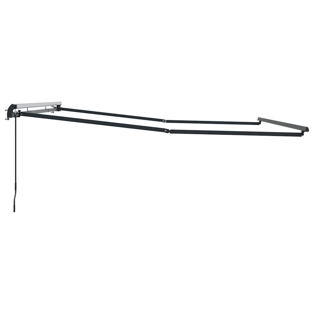 Awning Manual Anthracite 4 x 3 m Metal