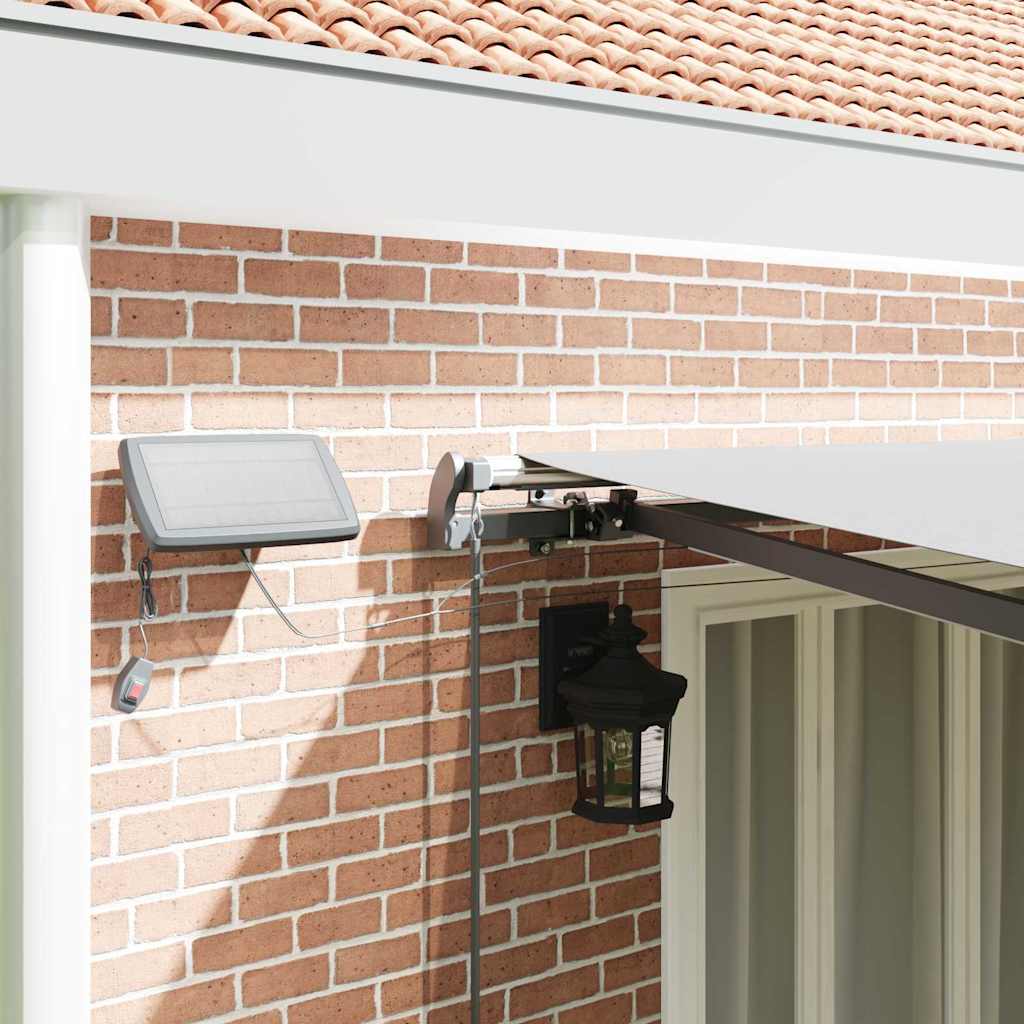 Awning with Manual Anthracite 6 x 3 m Metal