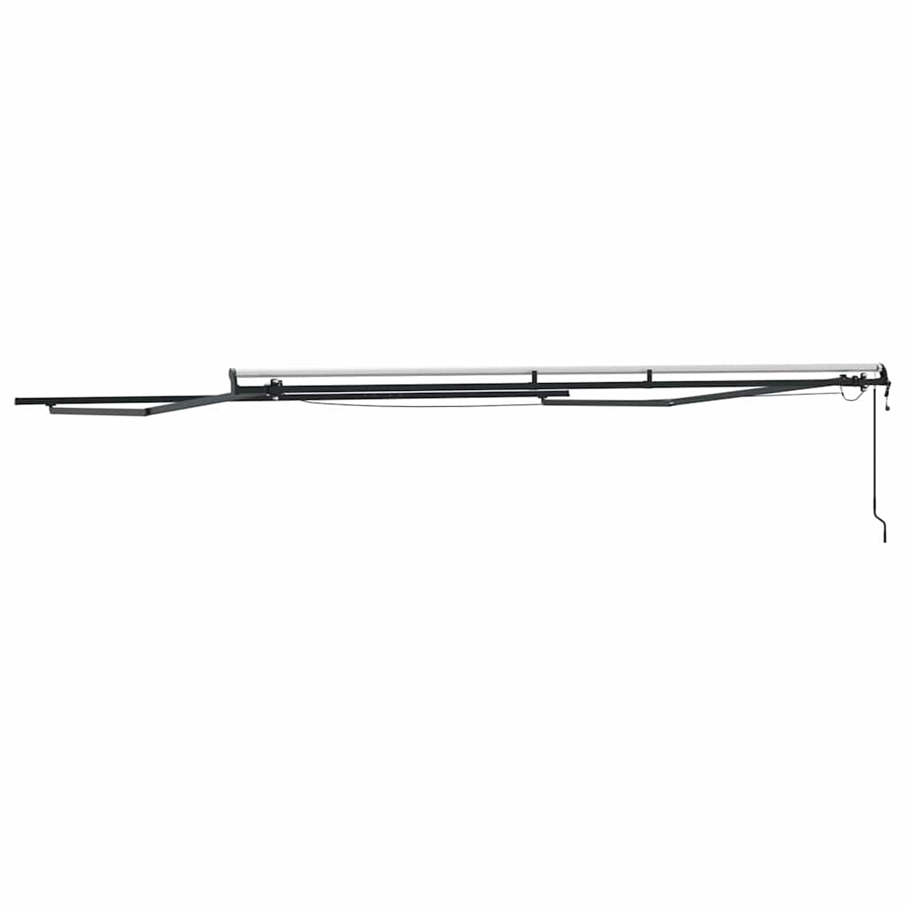 Awning with Anthracite 4 x 3.5 m Metal