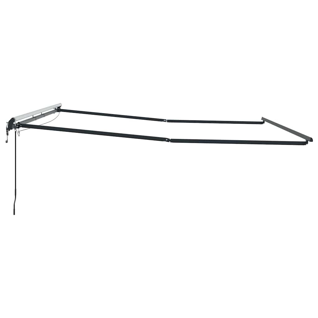 Awning with Anthracite 4.5 x 3.5 m Metal