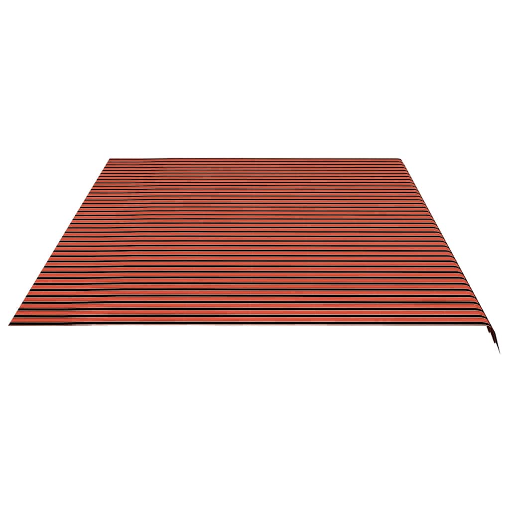 Replacement Fabric for Awning Orange and Brown 6x3.5 m