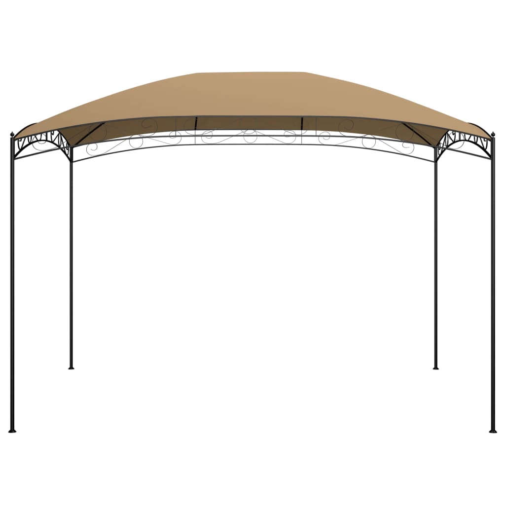 Gazebo 3x4x2.65 m Taupe 180 g/m²