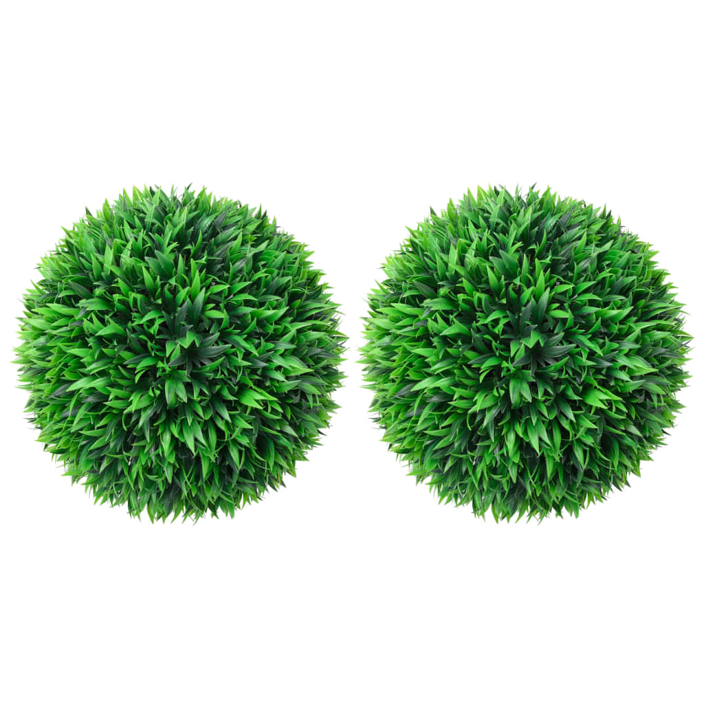 vidaXL Artificial Boxwood Balls 2 pcs 38 cm