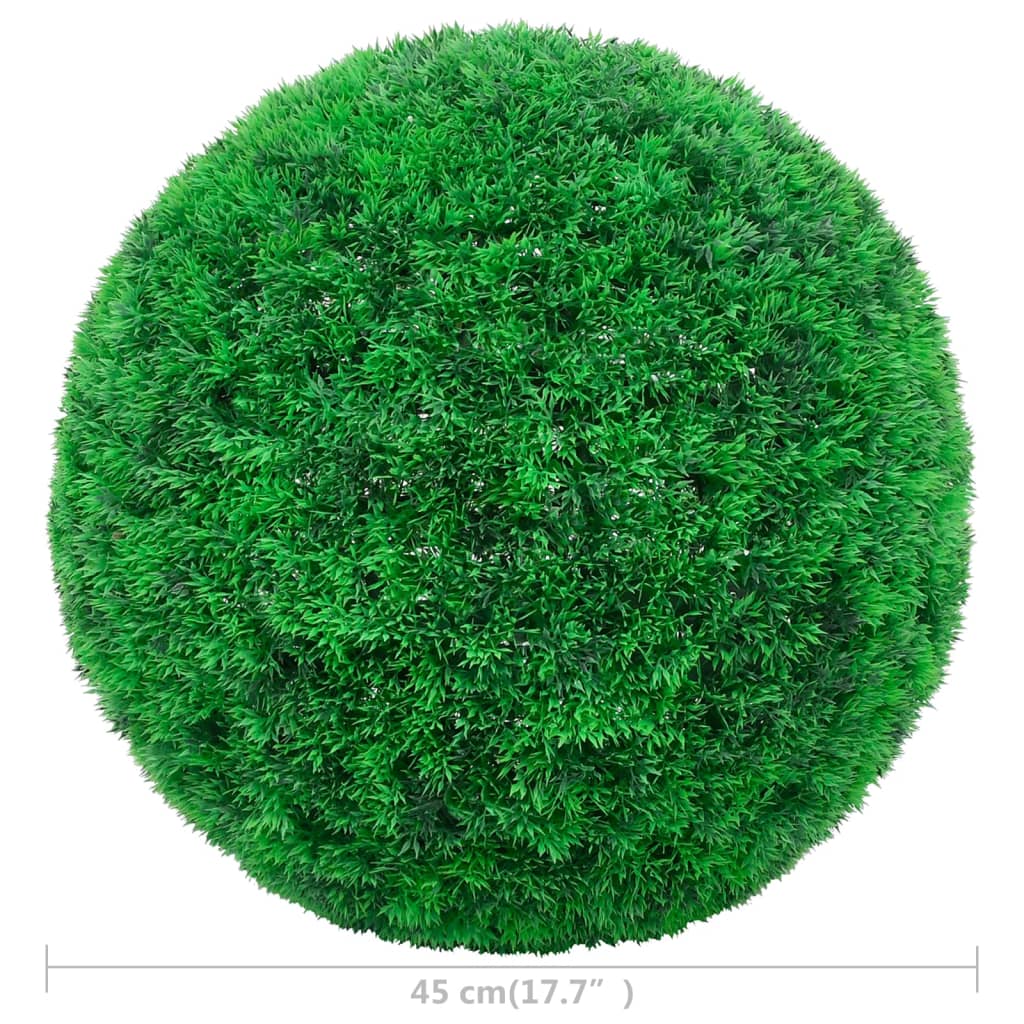 vidaXL Artificial Boxwood Balls 2 pcs 45 cm