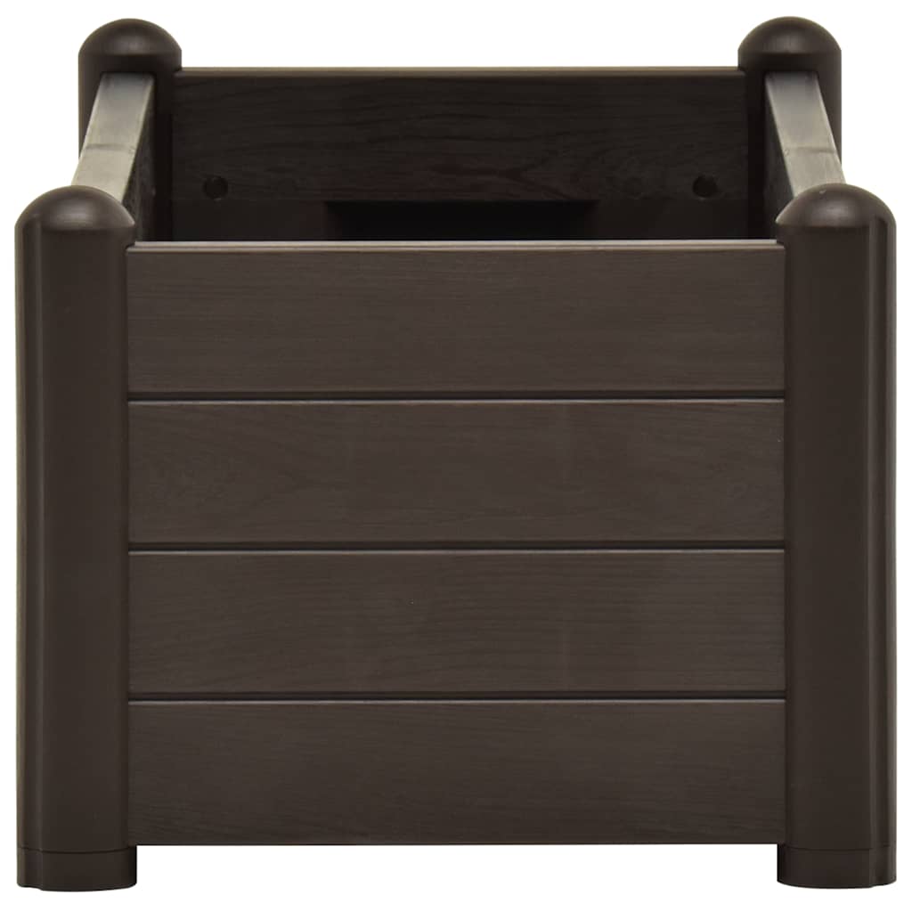Garden Raised Bed PP Mocha 100x43x35 cm