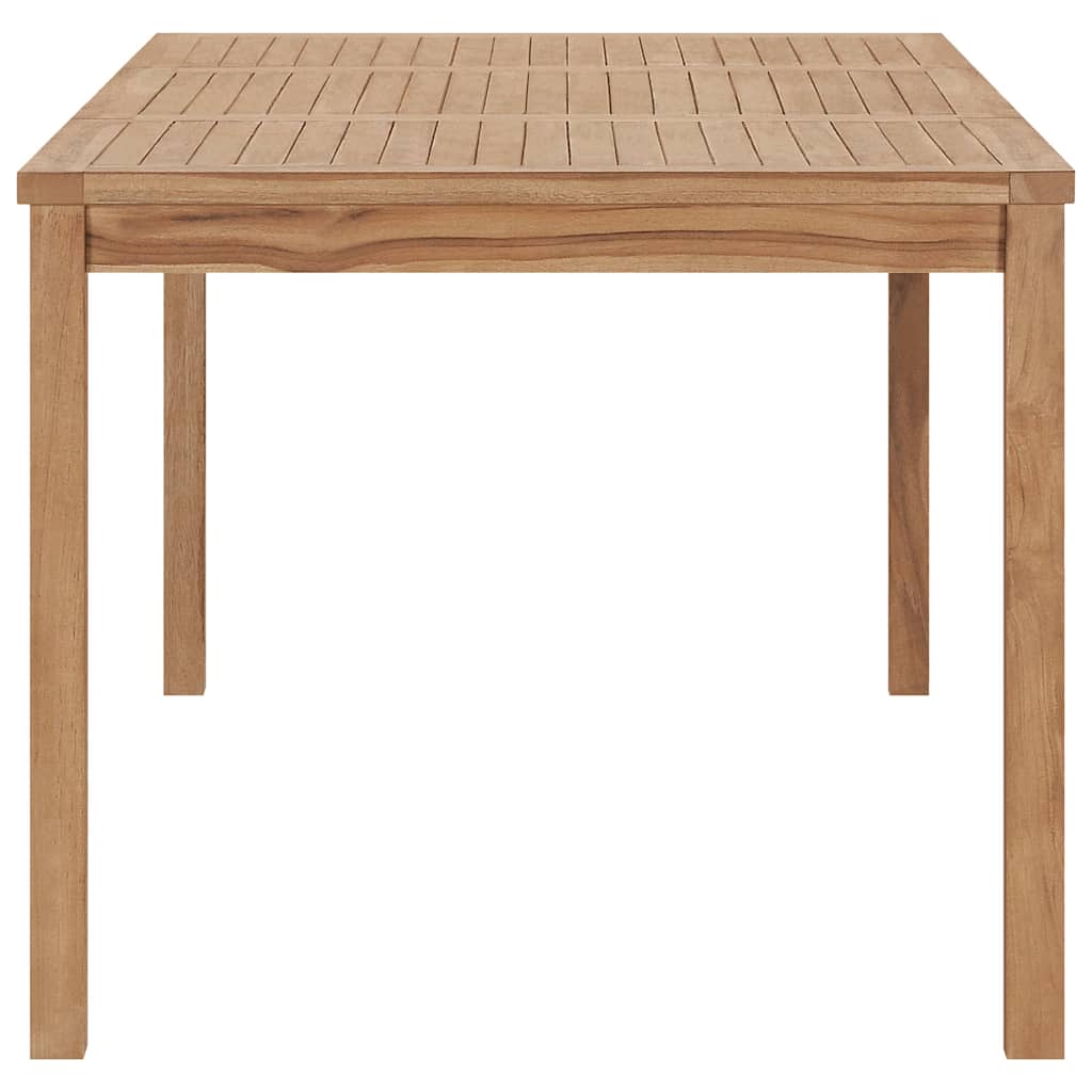 Garden Dining Table 180x90x77 cm Solid Teak Wood