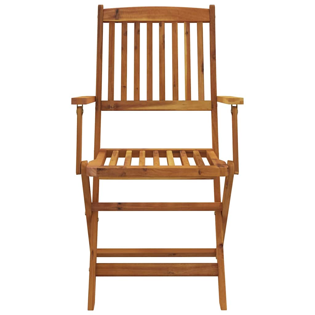 7 Piece Folding Garden Dining Set Solid Acacia Wood