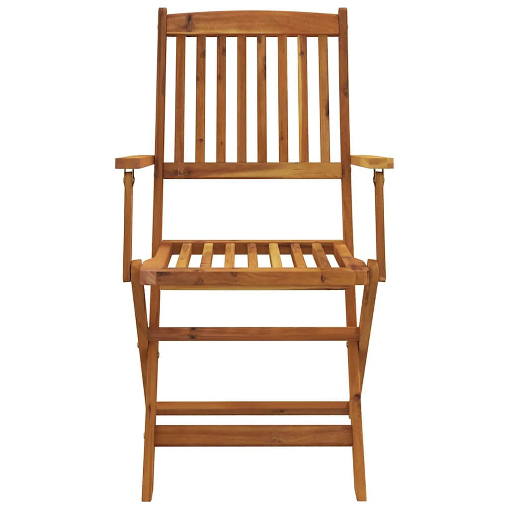 9 Piece Folding Garden Dining Set Solid Acacia Wood