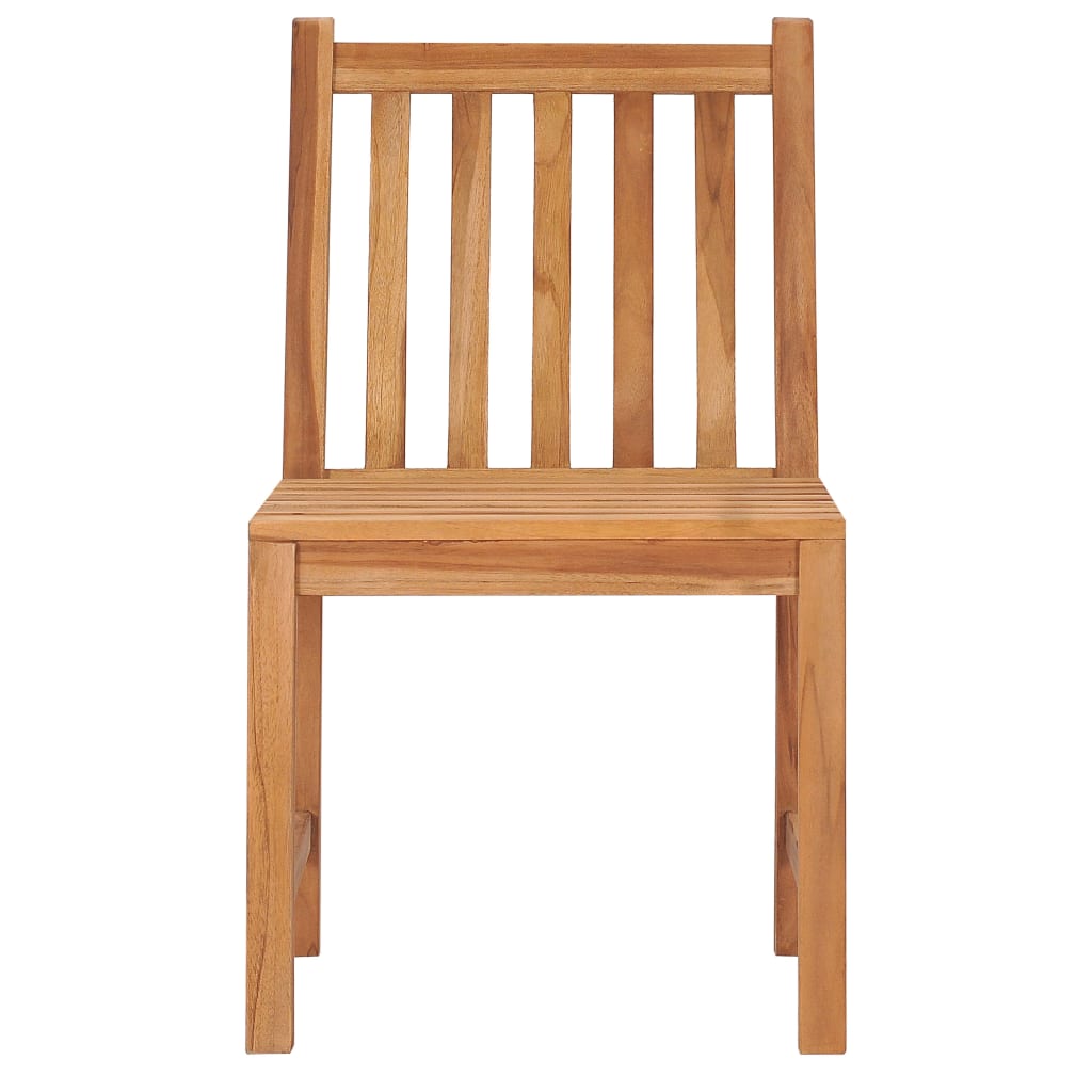 5 Piece Garden Dining Set 120x70 cm Solid Teak Wood