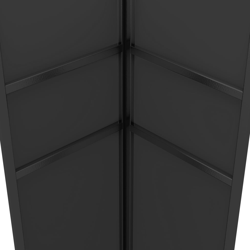 Gazebo with Double Roof&LED String Lights 3x3 m Anthracite