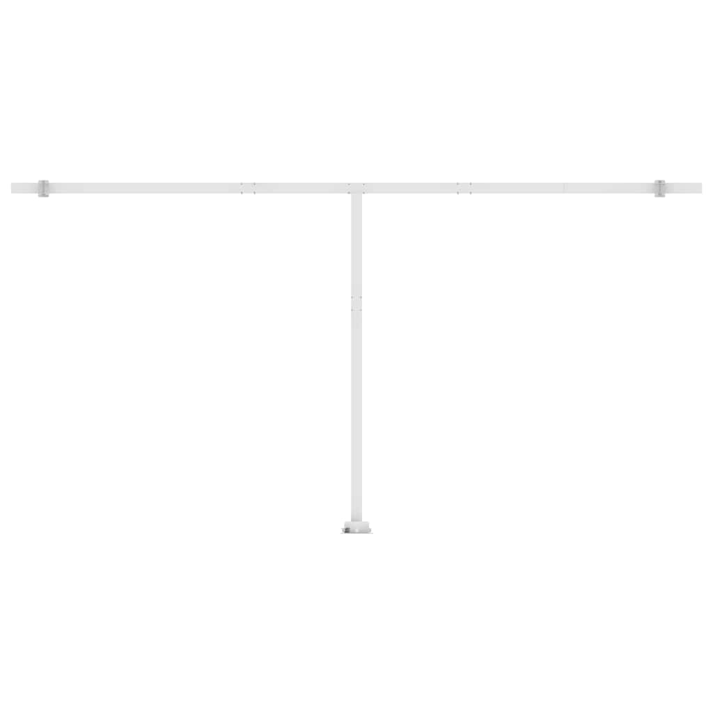 Freestanding Manual Retractable Awning 600x300 cm Orange/Brown