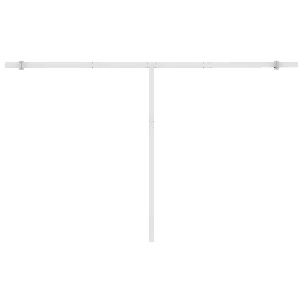 Freestanding Manual Retractable Awning 400x350 cm Blue/White