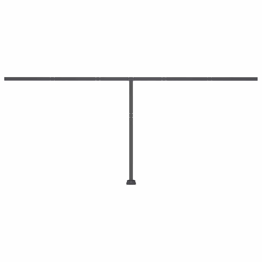 Freestanding Manual Retractable Awning 600x350 cm Blue/White